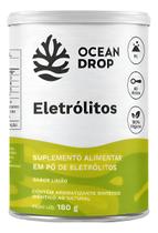 Eletrólitos Sódio Potássio Fósforo Magnésio Eletrolitos 180g Sabor Limão Ocean Drop