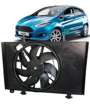 Eletroventilador do radiador ford new fiesta ka 2010 á 2017 ventoinha c/defletor