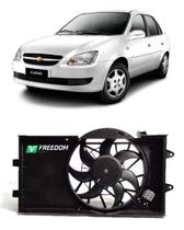 Eletroventilador do radiador gm corsa classic - 94722520 ventoinha c/defletor c/7 pás c/ar condicion
