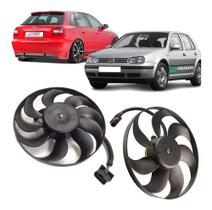 Eletroventilador do radiador vw golf.audi a3 kit c/2 unidades ventoinha pequena + grande