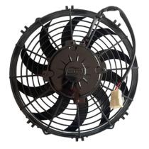 Eletroventilador Universal Ar Condicionado 10 Polegadas 12 Volts 10 Pás Em S Aspirante Original