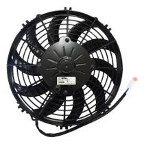 Eletroventilador Universal Ar Condicionado 10 Polegadas 12 Volts 10 Pás Em S Soprante Original