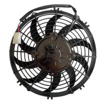 Eletroventilador Universal Ar Condicionado 10 Polegadas 24 Volts 10 Pás Em S Aspirante Original