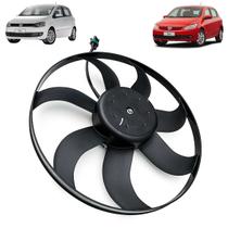 Eletroventilador Ventoinha Gol Saveiro Voyage G5 G6 Fox C Ar condicionado 5U0959455B 5U0959455C