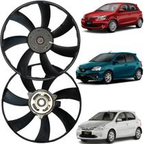 Eletroventilador Ventoinha Radiador Toyota Etios 1.3 / 1.5 Eletroventilador Ventoinha Radiador Toyota Etios 1.3 / 1.5