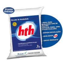 Elevador De Alcalinidade Hth Alcalinizante De Piscinas 2kg Fibra Vinil Alvenaria Inflável