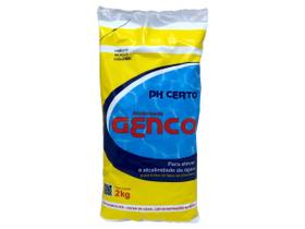 Elevador de Alcalinidade PH CERTO Granulado Alcalinizante Para Piscinas Genco 2 kg