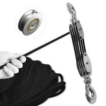 Elevador de corda SALIFTFE Block and Tackle Polia System 1000 kg