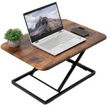 Elevador de mesa de pé VIVO DESK-V001JN Vintage Brown