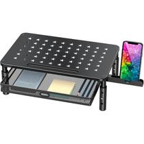 Elevador de suporte de monitor com altura semelhante ajustável com gaveta Elevador de suporte de monitor com altura semelhante ajustável com gaveta