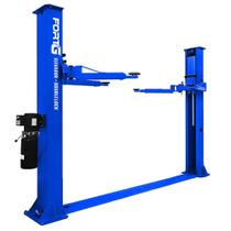 Elevador Hidráulico 4 Toneladas Double Lock Azul com Parabolts Mecânica Borracharia FortG