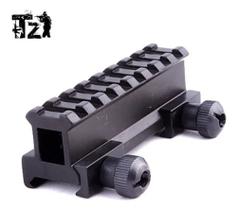 Elevador Mount 20mm Scope Red Dot Para Esportes de Ação