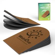 Elevadores de sapatos ajustáveis Welnove para discrepância no comprimento das pernas
