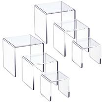 Elevadores de tela HIIMIEI Clear Acrylic de 3 camadas para Amiibo Funko Pop Elevadores de tela HIIMIEI Clear Acrylic de 3 camadas para Amiibo Funko Pop