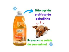 Eliminador de Odor 2L Pet Clean Cachorro Gato Cães Pet