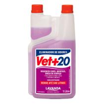 Eliminador de Odor Concentrado Vet + 20 Lavanda - 1 Litro - Vet+20