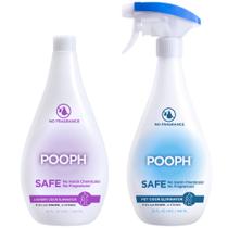Eliminador de Odores para Pets POOPH 2x946 ml Spray Sem Fragrância Eliminador de Odores para Pets POOPH 2x946 ml Spray Sem Fragrância