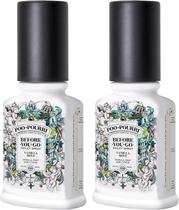Eliminador de odores Poo-Pourri, aroma de baunilha e menta, 60 ml, líquido, 2 unidades Eliminador de odores Poo-Pourri, aroma de baunilha e menta, 60 ml, líquido, 2 unidades