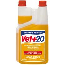 Eliminador de Odores Vet+20 Concentrado 1 Litro Limão Cravo Eliminador de Odores Vet+20 Concentrado 1 Litro Limão Cravo