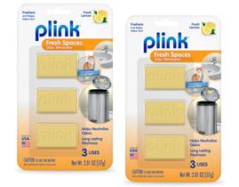 Eliminadores de odor de lixo Plink Fresh Spaces Fresh Lemon Scent
