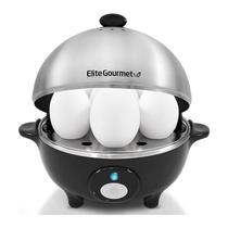 Elite Gourmet EGC-508 Cozedor de Ovos Elétrico 2.1Qt Inox 1000W