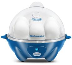 Elite Gourmet EGC700BL Cozedor de Ovos Elétrico 0,4L Azul Oceano