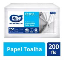 Elite Professional Plus Papel Toalha Interfolhado Folha Dupla 200 Folhas Elite Professional Plus Papel Toalha Interfolhado Folha Dupla 200 Folhas