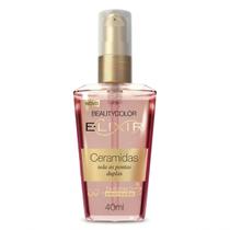 Elixir Ceramidas BeautyColor Sela Pontas Duplas e Controla Frizz em Cabelos Danificados por Química e Calor sem Deixar Aspecto Oleoso ou Pesado 40ml Elixir Ceramidas BeautyColor Sela Pontas Duplas e Controla Frizz em Cabelos Danificados por Química e Calor sem Deixar Aspecto Oleoso ou Pesado 40ml
