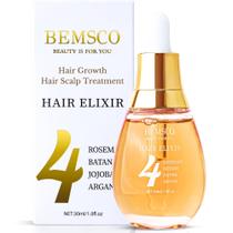 Elixir de cabelo BEMSCO 4 em 1 de alecrim, jojoba, argão, óleo de batana 30mL