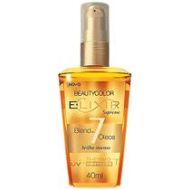 Elixir Oleo Capilar Nutritivo BeautyColor 7 Oleos Proteção Termica Filtro Uv 40ml Elixir Oleo Capilar Nutritivo BeautyColor 7 Oleos Proteção Termica Filtro Uv 40ml