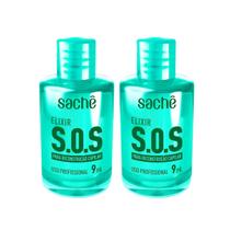 Elixir S.o.s Sachê 9ml Sos Reconstrução Capilar Profissional
