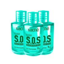 Elixir S.o.s Sachê 9ml Sos Reconstrução Capilar Profissional