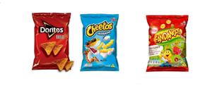 Elma Chips Doritos + Fandangos + Cheetos Caixa C 120Un Total