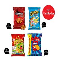 Elma Chips Ruffles +doritos+fandangos+cheetos Caixa C/ 40un