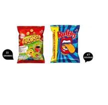 Elma Chips Ruffles + Fandangos Caixa Com 60Un Total