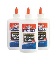Elmer's Liquid School Glue branca lavável, 225 ml, pacote com 3