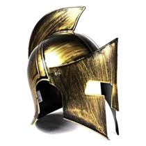 Elmo Espartano Capacete Grego Spartano Cosplay Dourado 300