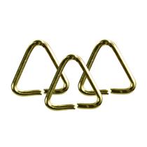 Elo Triângulo 8mm Para Chaveiro Dourado 100 Unidades Elo Triângulo 8mm Para Chaveiro Dourado 100 Unidades