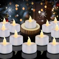 Eloer Velas de Chá LED Sem Chama 100 Unidades Branco Quente