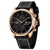 elógio de Quartzo Esportivo Masculino Benyar Luxo Impermeável Cronógrafo