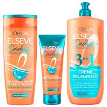 Elseve Cachos Longos dos Sonhos Kit - Shampoo + Creme Noturno + Creme 3 em 1 Elseve Cachos Longos dos Sonhos Kit - Shampoo + Creme Noturno + Creme 3 em 1