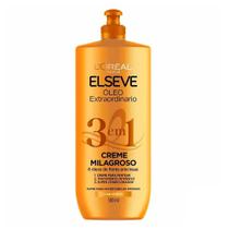 Elseve Creme Milagroso 3 em 1 Elseve Óleo Extraordinário