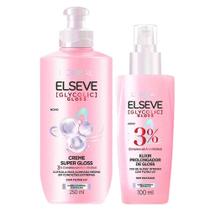 Elseve Glycolic Gloss Kit - Creme Super + Sérum