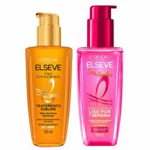 Elseve Kit - Óleo Extraordinário + Sérum Liso dos Sonhos Elseve Kit - Óleo Extraordinário + Sérum Liso dos Sonhos
