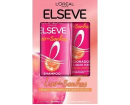 Elseve Liso Dos Sonhos Shampoo 375Ml + Condicionador 170Ml