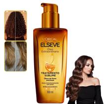 Elseve Óleo Extraordinário Loreal Paris Cabelos Secos Filtro Uv Oleo Capilar Brilho para Cabelos Secos