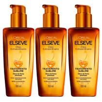 Elseve Tratamento Reconstrutor - Kit com Três Óleos Extraordinários