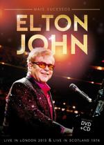 ELTON JOHN DVD+CD - DVD COM SHOWS LIVE IN LONDON 2013 e SCOTLAND 1976 E CD DO SHOW LONDON 2013 - Sm