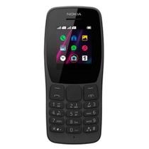 Elular Nokia 110 Dual Sim Mp3 Rádio Fm Preto Com Fone