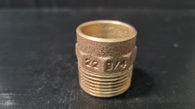 Eluma conector bronze macho 22 x 3/4